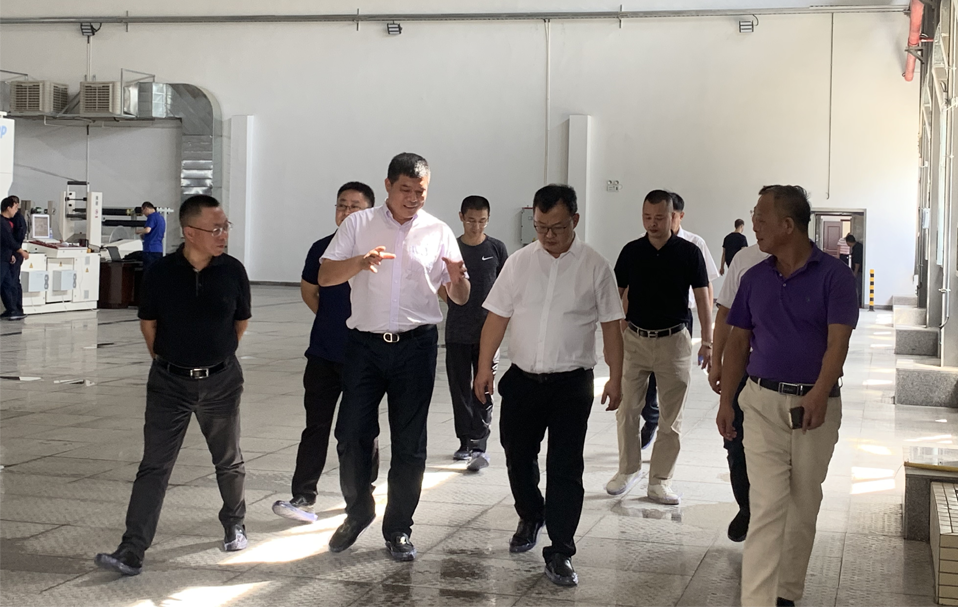 福清市代市长张新怿一行向导 莅临9001cc金沙以诚为本新质料科技工业园旅行调研